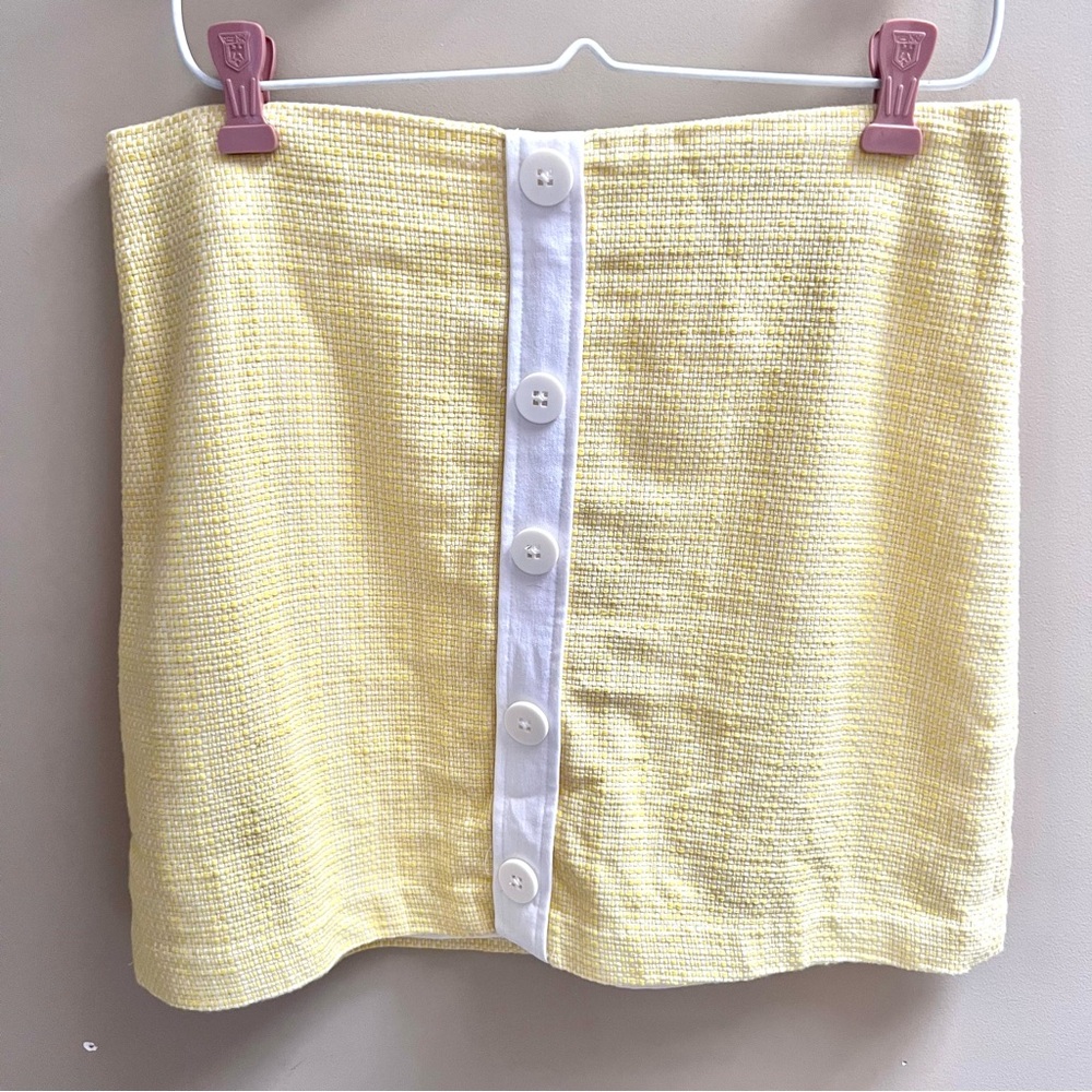 Modcloth Button-Front Mini Skirt - Women 8